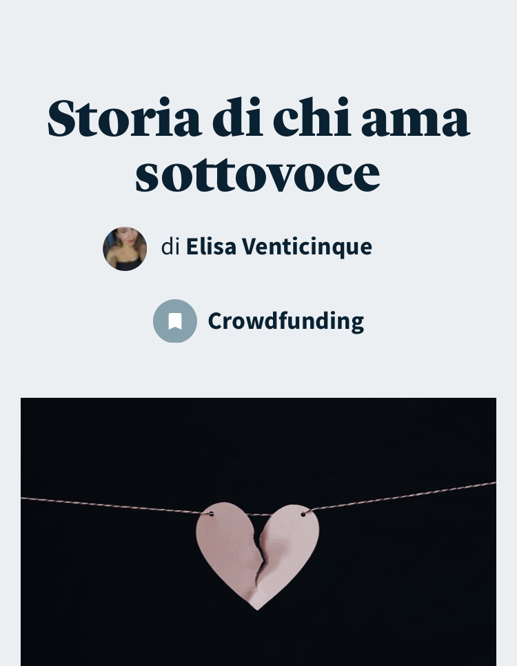 Book Cover: Storia di chi Ama Sottovoce di Elisa Venticinque - RECENSIONE