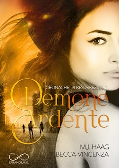 Book Cover: Demone Ardente di M.J.Haag e Becca Vincenza