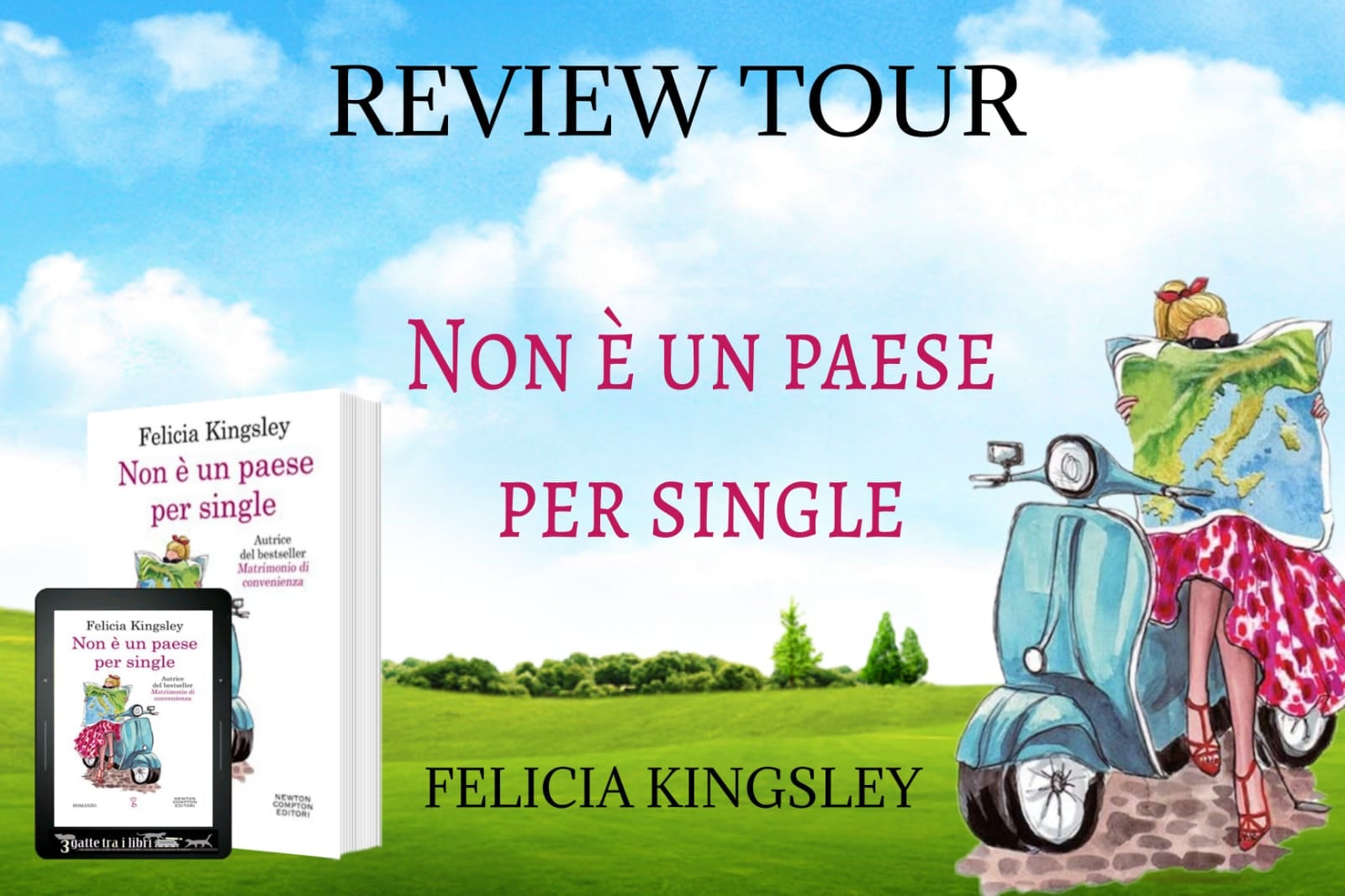 Non è un paese per single di Felicia Kingsley – Review Tour – RECENSIONE –  Liberi Leggendo